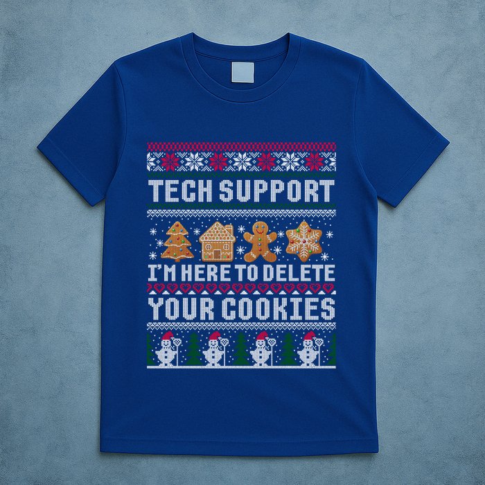 Funny Christmas Tech Supporgift Computer Programmer Gift T-Shirt