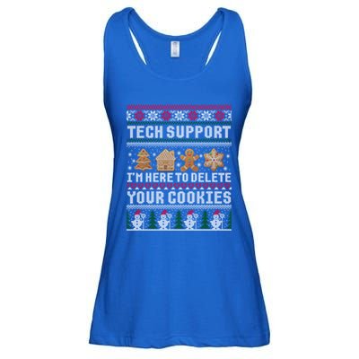 Funny Christmas Tech Supporgift Computer Programmer Gift Ladies Essential Flowy Tank