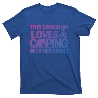 Family Camping Trip Funny Gift This Grandma Loves Camping T-Shirt