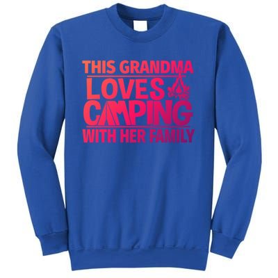 Family Camping Trip Funny Gift This Grandma Loves Camping Sweatshirt