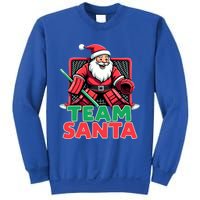 Funny Christmas Team Santa Ice Hockey Goalie Goaltender Xmas Gift Sweatshirt