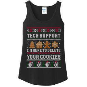 Funny Christmas Tech Support Computer Programmer Gift Ladies Essential Tank