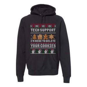 Funny Christmas Tech Support Computer Programmer Gift Premium Hoodie