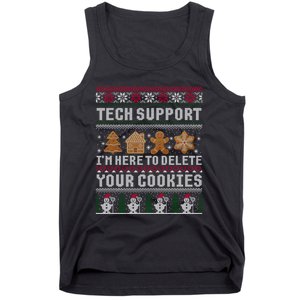 Funny Christmas Tech Support Computer Programmer Gift Tank Top