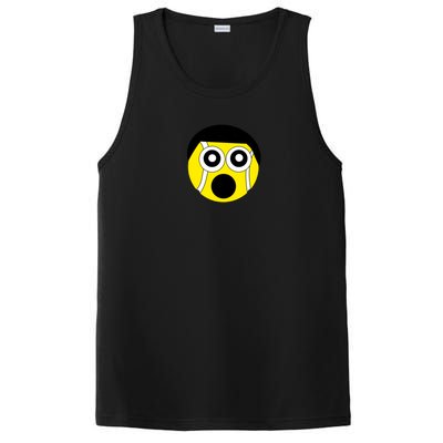 Fun Crazy Tennis Ball Face PosiCharge Competitor Tank