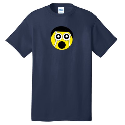 Fun Crazy Tennis Ball Face Tall T-Shirt