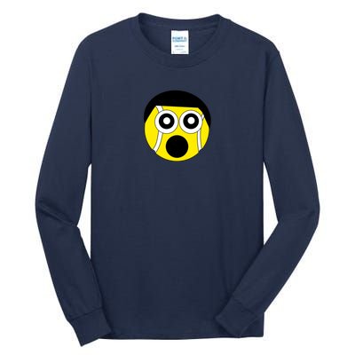 Fun Crazy Tennis Ball Face Tall Long Sleeve T-Shirt