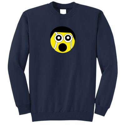 Fun Crazy Tennis Ball Face Tall Sweatshirt