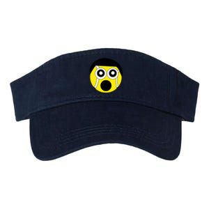 Fun Crazy Tennis Ball Face Valucap Bio-Washed Visor