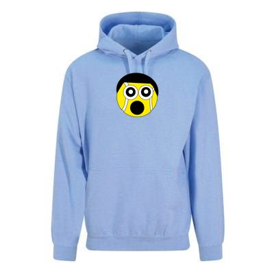 Fun Crazy Tennis Ball Face Unisex Surf Hoodie