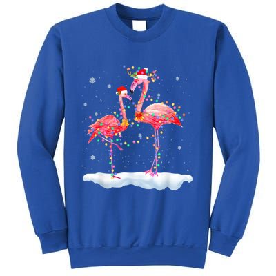 Flamingo Christmas Tree Funny Xmas Holiday Gift Sweatshirt