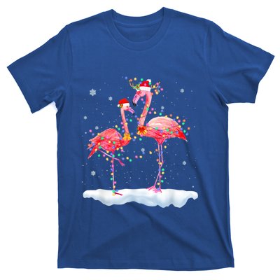 Flamingo Christmas Tree Funny Xmas Holiday Gift T-Shirt