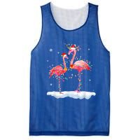 Flamingo Christmas Tree Funny Xmas Holiday Gift Mesh Reversible Basketball Jersey Tank