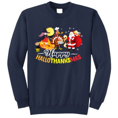 Funny Cute Thanksgiving Xmas Hallo Thanks Mas Halloween Turkey Sweatshirt