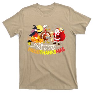 Funny Cute Thanksgiving Xmas Hallo Thanks Mas Halloween Turkey T-Shirt