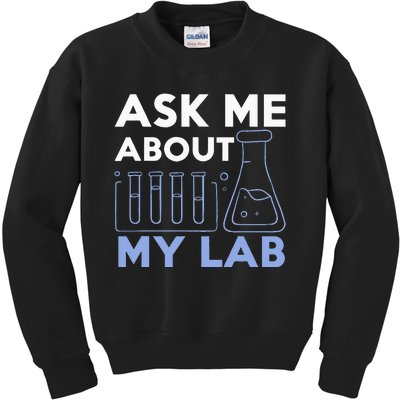 Funny Chemistry Teacher Laboratory Science Student Chemist Kids Sweatshirt