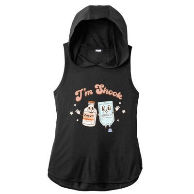 Funny Christmas Tee Crna Pacu ER ED ICU Cricital Care Nurse Ladies PosiCharge Tri-Blend Wicking Draft Hoodie Tank