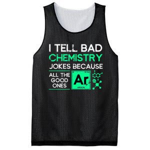 Funny Chemistry Teacher Science Gift Chemistry Mesh Reversible Basketball Jersey Tank