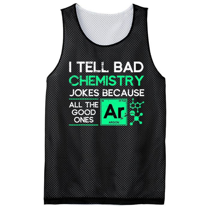 Funny Chemistry Teacher Science Gift Chemistry Mesh Reversible Basketball Jersey Tank