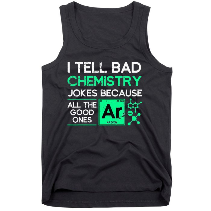 Funny Chemistry Teacher Science Gift Chemistry Tank Top