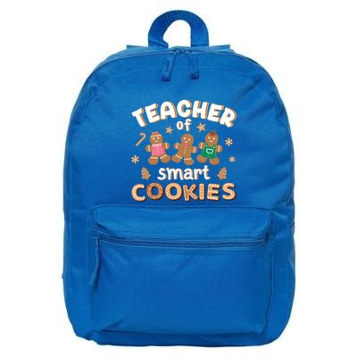Funny Christmas Teacher Of Smart Cookies Students Xmas Funny Gift 16 in Basic Backpack