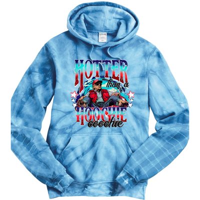 Funny Cute Trump Hotter Than A Hoochie Coochie Tie Dye Hoodie