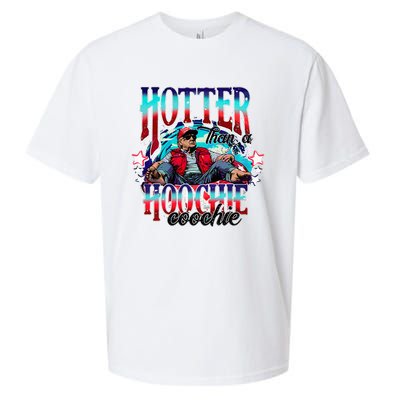 Funny Cute Trump Hotter Than A Hoochie Coochie Sueded Cloud Jersey T-Shirt