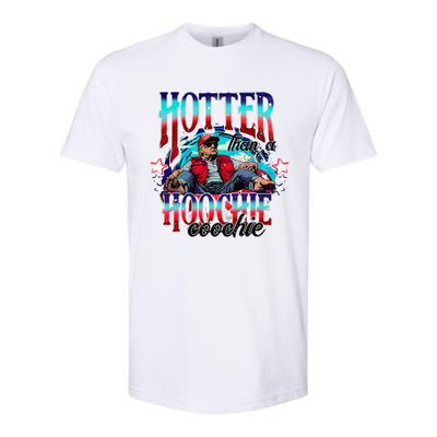 Funny Cute Trump Hotter Than A Hoochie Coochie Softstyle CVC T-Shirt