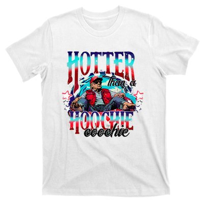 Funny Cute Trump Hotter Than A Hoochie Coochie T-Shirt