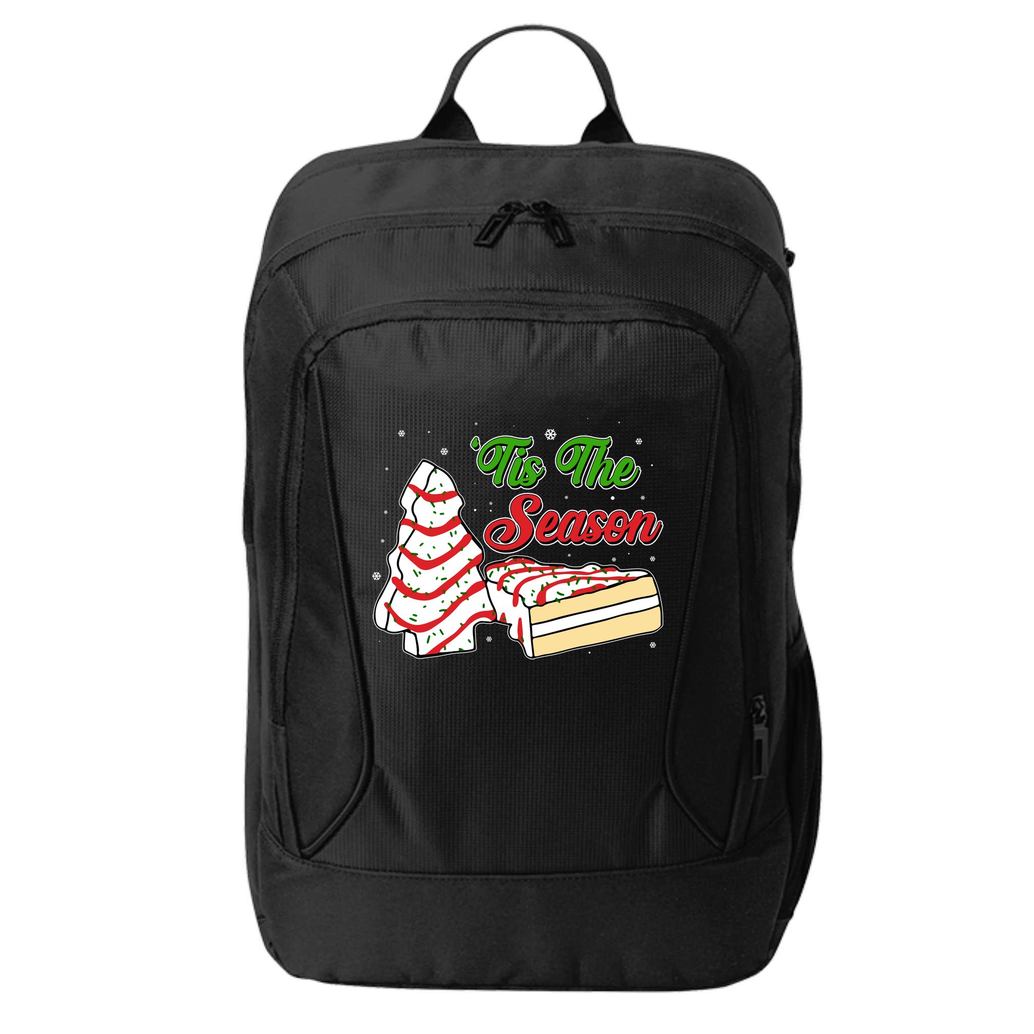 Funny Christmas Tis The Season Tree Cakes City Backpack