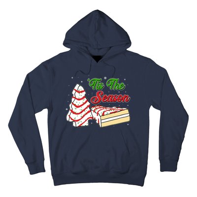 Funny Christmas Tis The Season Tree Cakes Hoodie