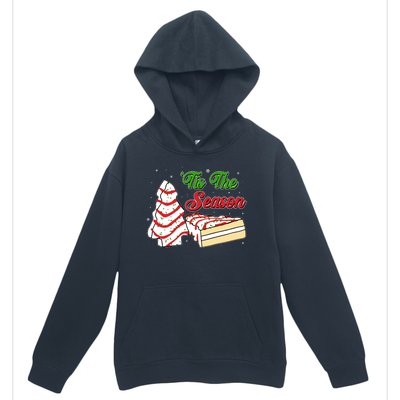 Funny Christmas Tis The Season Tree Cakes Urban Pullover Hoodie