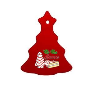 Funny Christmas Tis The Season Tree Cakes Ceramic Tree Ornament