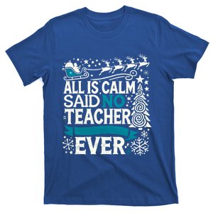 Funny Christmas Teacher School Xmas Holiday Teachers Gift T-Shirt