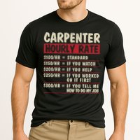Funny Carpenter Tee Cute Gift Carpenter Hourly Rate Gift Cooling Performance Crew T-Shirt