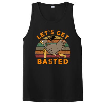 Funny Cute Time To Get Basted Beer Let's Get Adult Turkey PosiCharge Competitor Tank