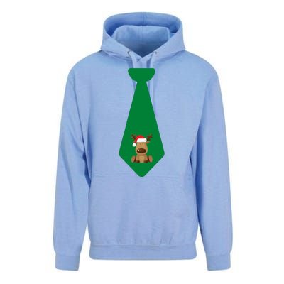 Funny Christmas Tie With Baby Reindeer For Family Dinner Merry Christmas Tie Unisex Surf Hoodie