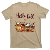 Funny Cute Thanksgiving PSL Autumn Hello Fall Pumpkin Spice Lattes T-Shirt