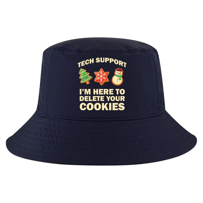 Funny Christmas Tech Support For Computer Programmer Cool Comfort Performance Bucket Hat