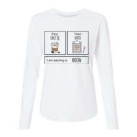 First Coffee Then IEP Teacher SPED Teacher Coffee Lover Gift Womens Cotton Relaxed Long Sleeve T-Shirt