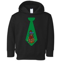 Funny Christmas Tie With Chicken And Christmas Tree Lights Funny Chickens Tie Toddler Hoodie