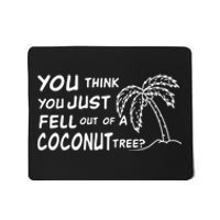 Funny Coconut Tree Kamala Harris Political Humor Mousepad