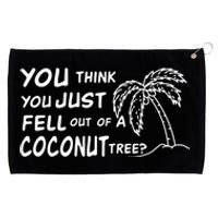 Funny Coconut Tree Kamala Harris Political Humor Grommeted Golf Towel