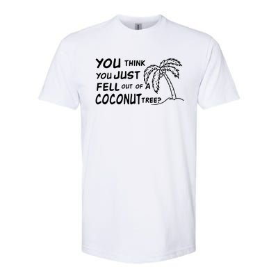 Funny Coconut Tree Kamala Harris Political Humor Softstyle CVC T-Shirt