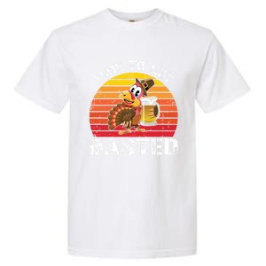 Funny Cute Time To Get Basted Retro Turkey Beer Thanksgiving Meaningful Gift Garment-Dyed Heavyweight T-Shirt