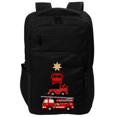 Firetruck Christmas Tree Impact Tech Backpack