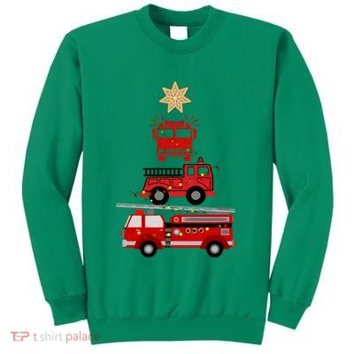 Firetruck Christmas Tree Sweatshirt