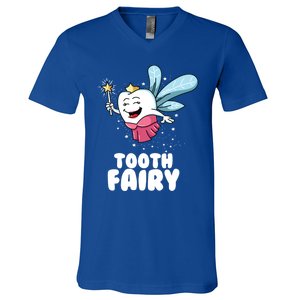 Funny Cute Tooth Fairy Tooth Fairy Costume Cute Gift V-Neck T-Shirt