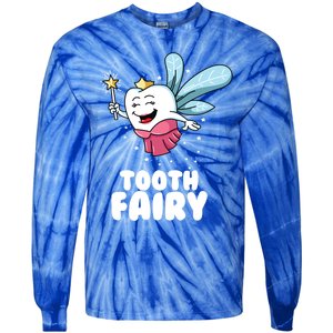 Funny Cute Tooth Fairy Tooth Fairy Costume Cute Gift Tie-Dye Long Sleeve Shirt