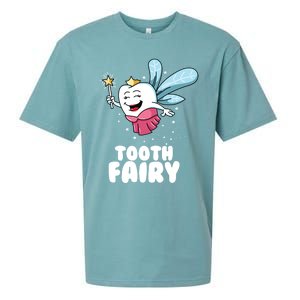 Funny Cute Tooth Fairy Tooth Fairy Costume Cute Gift Sueded Cloud Jersey T-Shirt